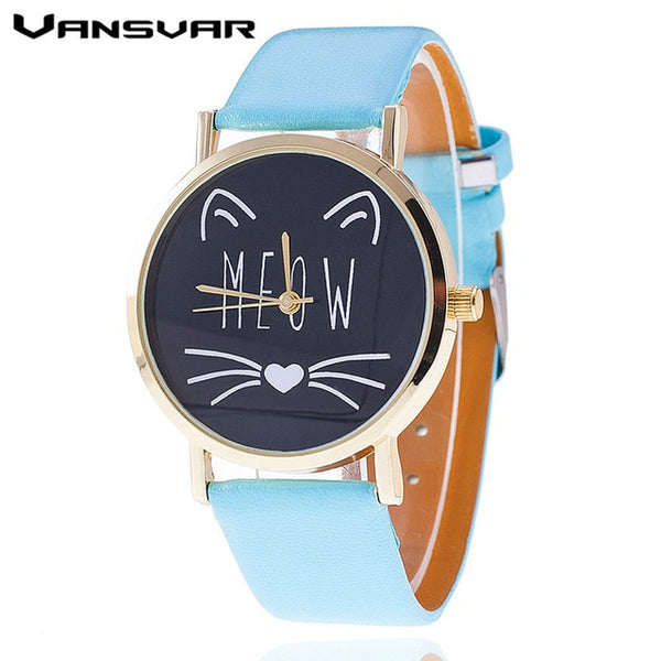 Lovely Meow Cat Watch