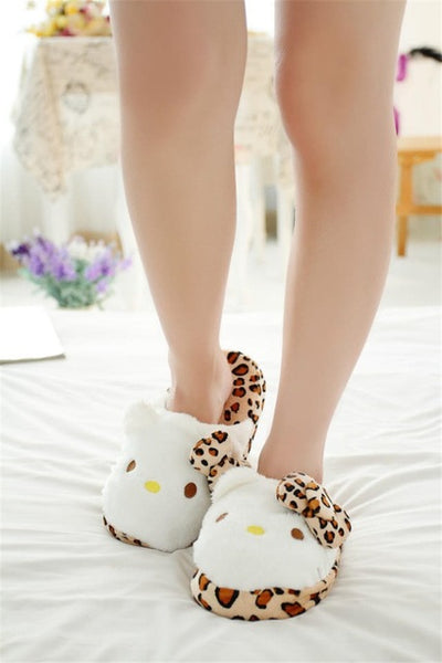 Women Warm Flock Slippers