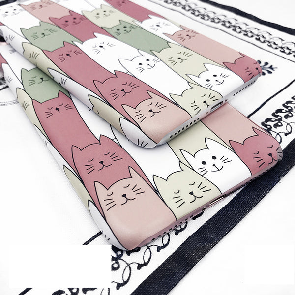 Multiple Cats Print Phone Case For iPhone