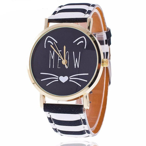 Lovely Meow Cat Watch
